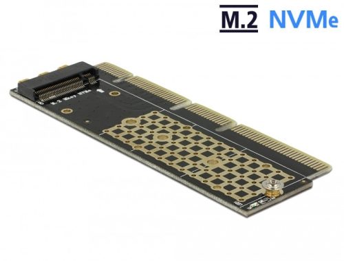 Delock PCI Express x16 (x4 / x8) kártya - 1 x NVMe M.2 Key M szerverhez