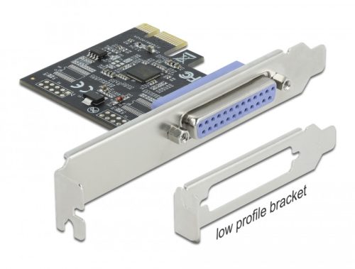 Delock PCI Express-kártya > 1 x Párhuzamos IEEE1284