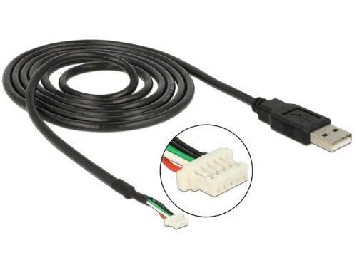 Delock modul kábel USB 2.0 A apa > 5 tűs kameradugó V1.9 1,5 m