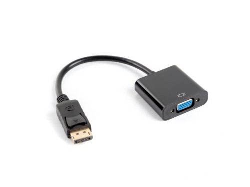 Lanberg Displayport 1.1 - VGA (Apa-Anya) Adapterkábel Fekete