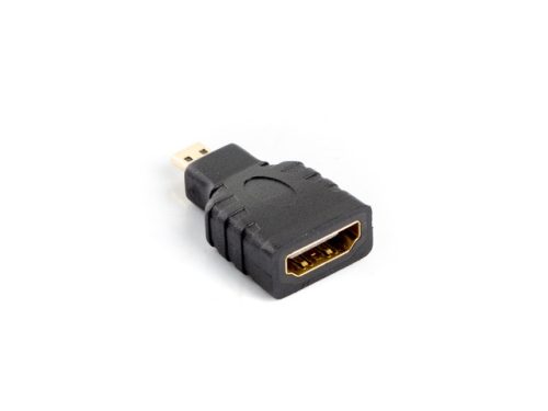 LANBERG HDMI(F)->HDMI MICRO(M) ADAPTER FEKETE