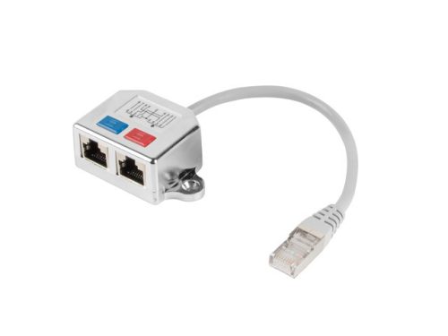 LANBERG RJ45->2X RJ45 LAN SPLITTER ADAPTER FTP KÁBEL 15CM