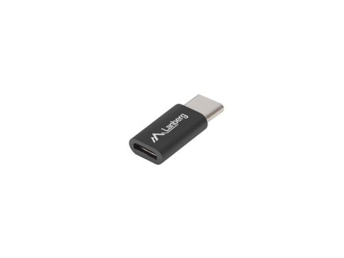 LANBERG USB-C(M) 2.0->USB MICRO(F) ADAPTER FEKETE