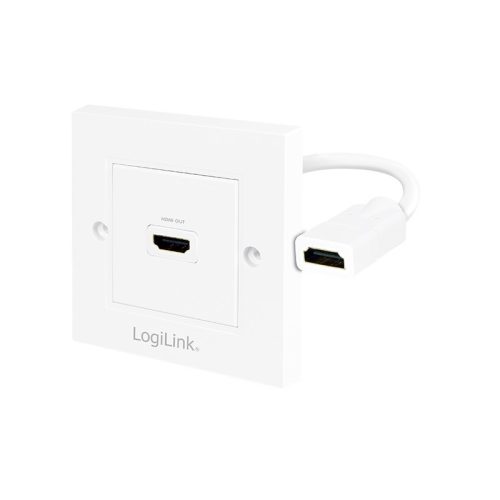 LogiLink HDMI fali lemez 1x HDMI anya