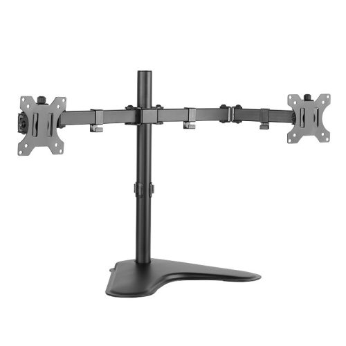 LogiLink Kettős monitorállvány, 13 32" acél, 460 mm karhossz