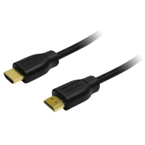 LogiLink HDMI Kábel 1.4, 2x HDMI apa, fekete, 2m