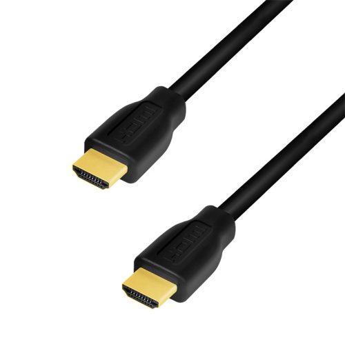 Logilink HDMI-kábel, A/M-A/M, 4K/60 Hz, CCS, fekete, 1 m