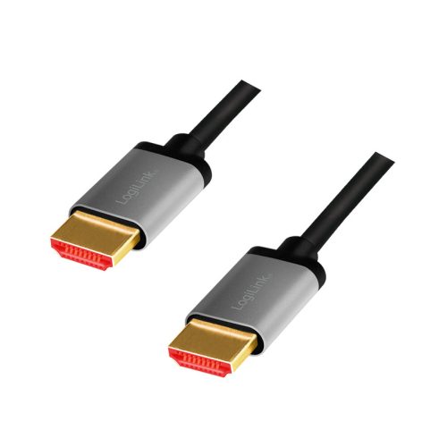 Logilink HDMI kábel, A/M - A/M, 8K/60 Hz, alu, 2 m