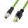 Logilink M12 CAT6A Ipari Patchkabel, PUR, M12 X-kodiert auf RJ45, 2 m