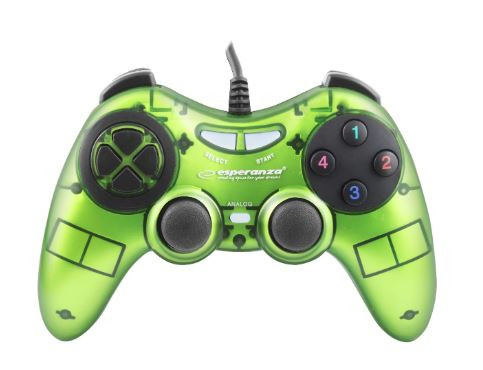 ESPERANZA GAMEPAD PC USB FIGHTER ZÖLD