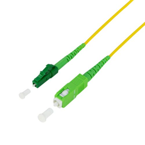 Logilink Fiber szimplex patch kábel, OS2, SM G.657.A2, SC/APC-LC/APC, 0,5 m