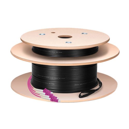 LogiLink Fiber törzskábel U-DQ(ZN)BH, 4 eres többmódusú OM4, 100 m, LC/UPC - LC/UPC