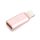 HOCO Adapter csatlakozó - lightning - micro USB rose gold