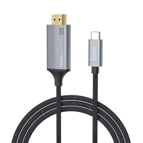 HOCO UA13 Type-C 3.0/HDMI adatkábel, 1,8m, szürke