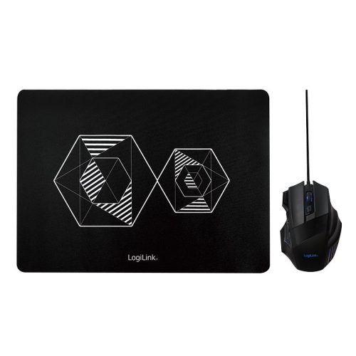 Logilink Gaming combo szett (egér és egérpad)