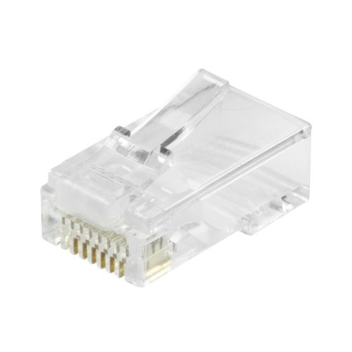 Logilink Moduláris csatlakozó, RJ45, nyitott előlappal, Cat.6 UTP, 50 db