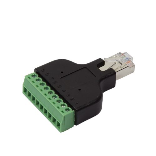 Logilink RJ45 apa-8 tűs csavaros csatlakozó adapter