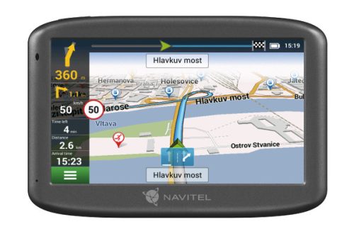 Navitel E505 Magnetic GPS Navigáció, 5" kijelzo, fekete