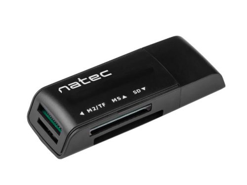 Natec Ant 3 Kártyaolvasó SDHC USB 2.0, fekete