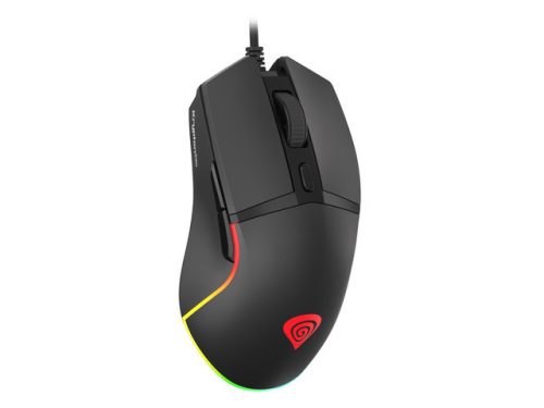 GENESIS GAMING EGÉR KRYPTON 220 6400DPI RGB HÁTTÉRVILÁGÍTÁS SZOFTVERREL FEKETE