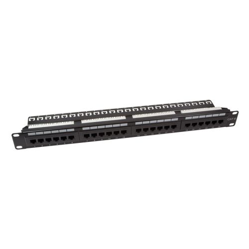 Logilink Cat.6 Patch Panel 24 portos UTP, 180 -os, PrimeLine