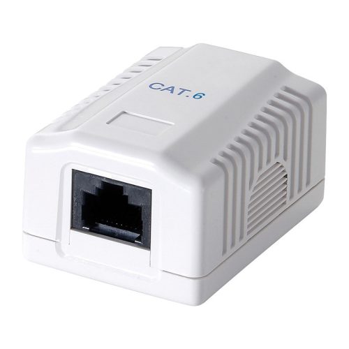 Logilink Cat.6 aljzat 1 x RJ45, fehér