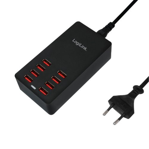 LogiLink USB tábla töltő, 8x USB port, 44W