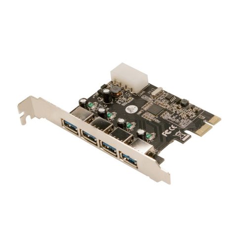 LogiLink USB 3.0-ás 4 portos PCI Express kártya