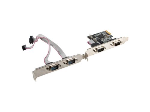 LANBERG PCI EXPRESS X1 KÁRTYA->4X DB-9(COM) ALACSONY PROFILÚ