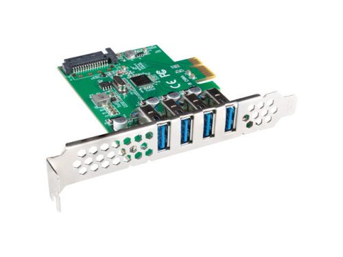 LANBERG PCI EXPRESS X1 KÁRTYA->4X USB-A 3.1 GEN1 ALACSONY PROFILÚ