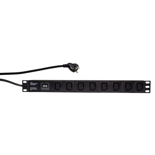 Logilink 19 "PDU 8 x IEC320 C13 foglalat, túlfeszültség-védelemmel