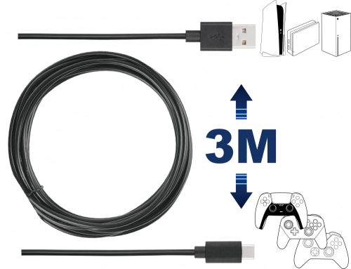 SUBSONIC PS5 (DualSense PS5 - Nintendo Switch Pro Controller - Xbox X Series) - Töltőkábel