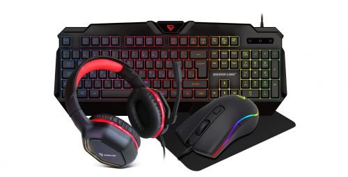 Silverline CM120 gaming combo szett 4in1 magyar billentyűzettel