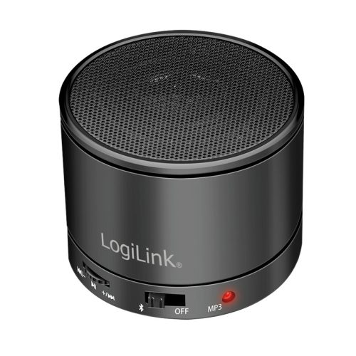 Logilink Bluetooth hangszoró MP3-lejátszóval és FM-rádióval, fekete