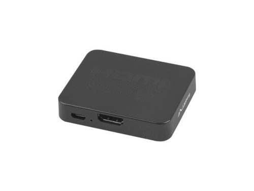 LANBERG VIDEO SPLITTER HDMI->2X HDMI 4K + MICRO USB PORT FEKETE