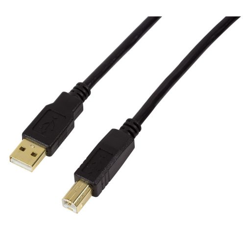 Logilink USB 2.0 AM/BM aktív ismétlő kábel, 15m