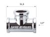 1/2" Króm Egál T-Idom Remer