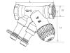 Ta Tbv-C 15 Lf Fan-Coil Szabályozó És Beszabályozó Szelep 1/2"