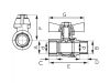 1/2" Kb Fix Golyóscsap Remer   12/120#