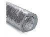 Alnor Aluminium Flexibilis Cső, Szigetelés 25Mm, Perforált, -20C° +140C°, 10M/Szál, D125 - 10 m