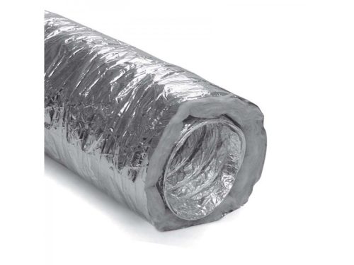 Alnor Aluminium Flexibilis Cső, Szigetelés 25Mm, Perforált, -20C° +140C°, 10M/Szál, D250 - 10 m