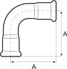 Focus Steel 15/90° Bb Könyök