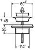 Viega Szif Leeresztőszelep 5/4"X60