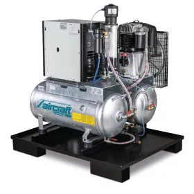   Aircraft AIRPROFI DUO 703 / 2x75 / 13 KK Telepített dugattyús kompresszor