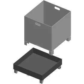 Metallkraft Munkadarabtároló láda BMBS / HMBS gépekhez