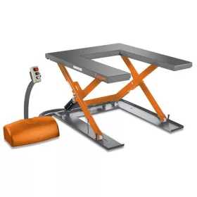   Unicraft SHT 1001 U hidraulikus ollós emelőasztal - U profil