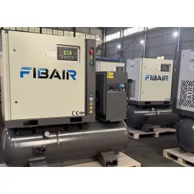   FIBAIR Csavarkompresszor 15kW, 16bar nyomás, Lézervágó gépekhez 12 kW alatt