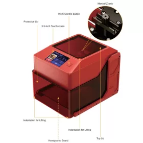 OPTIlas 10W Zárt Intelligens kék lézeres gravírozógép