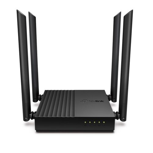 TP-Link Wireless Router Dual Band AC1200 Archer C64, beltéri, asztali, 2.4 GHz / 5 GHz, 400 Mbps, 867 Mbps, 802.11a/b/g/