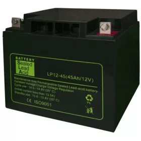   S. L. A. szünetmentes riasztó akkumulátor, 12 V, 45 Ah, csavaros, 17/6-os szemes saru (t4), 195 x 165 x 168 mm